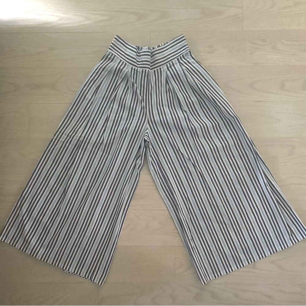 Misa Cropped Wide Leg Pant